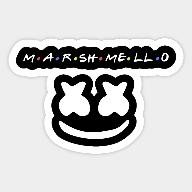 marshmello smile friends Sticker by Yaman